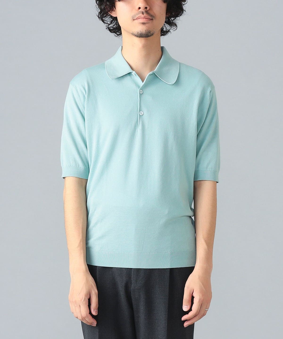 BEAMS F（ビームスF）JOHN SMEDLEY / ISIS 30ゲージ コットン ニット