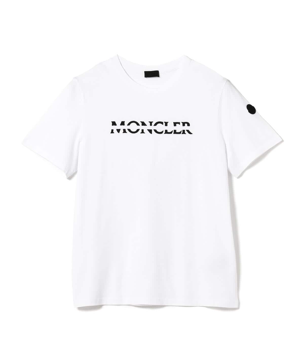 BEAMS F（ビームスF）MONCLER / ロゴ クルーネック Tシャツ（T 