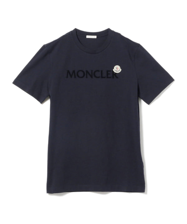 【美品】モンクレール　黒ワッペン　Tシャツ　Mサイズ　ホワイト