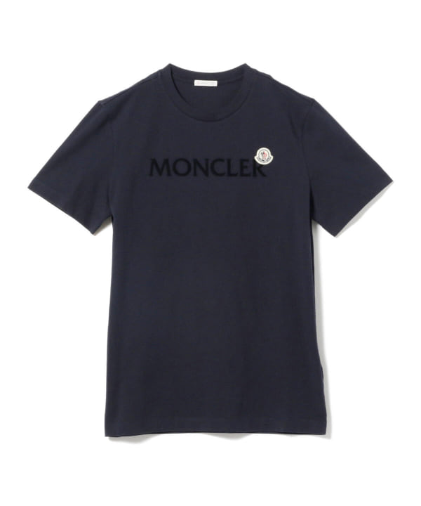 BEAMS F（ビームスF）MONCLER / ロゴ クルーネック Tシャツ（T