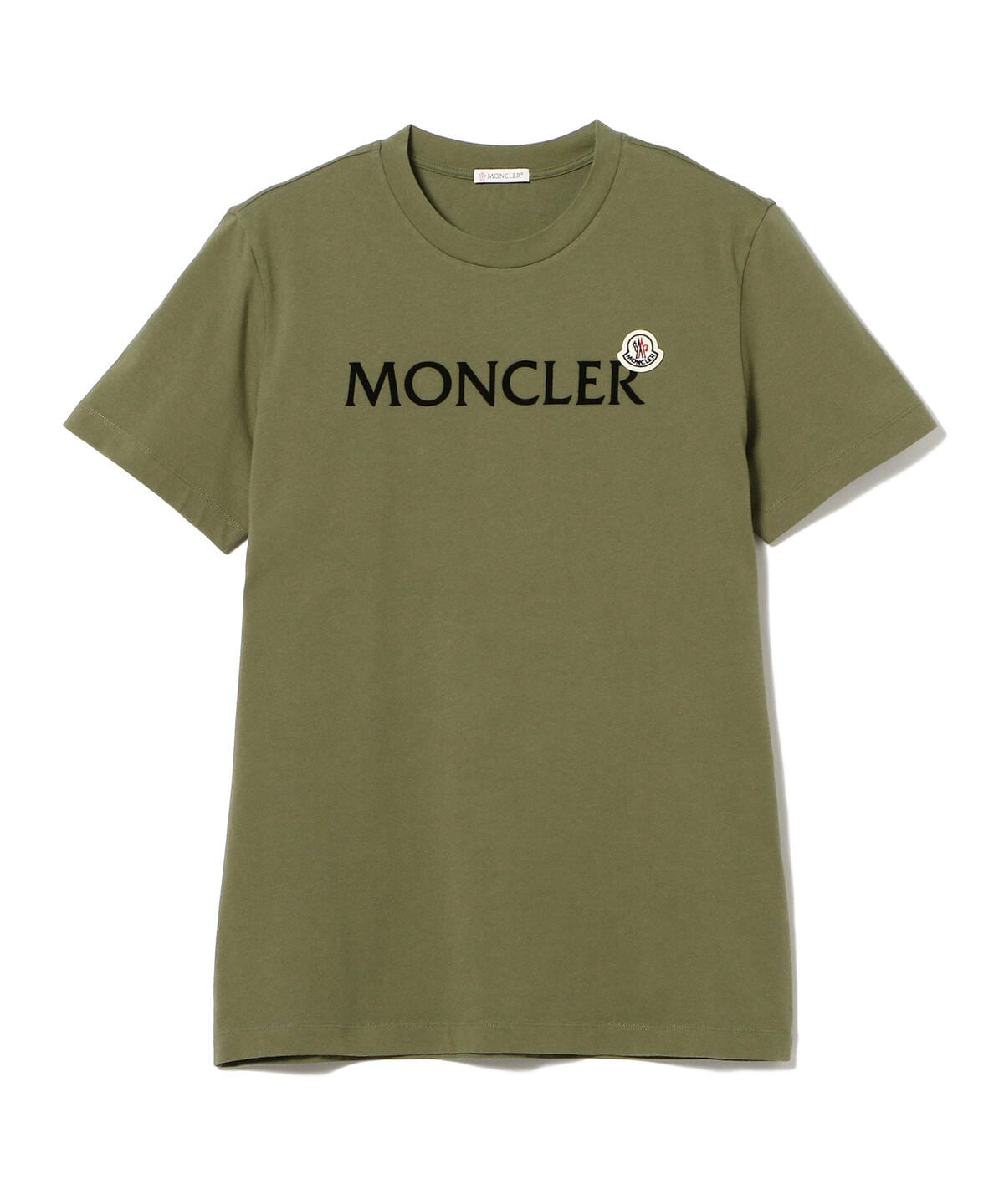 BEAMS F（ビームスF）MONCLER / ロゴ クルーネック Tシャツ（Tシャツ