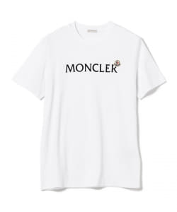 MONCLER T-SHIRT White Black Mens 2021SS モンクレール Tシャツ