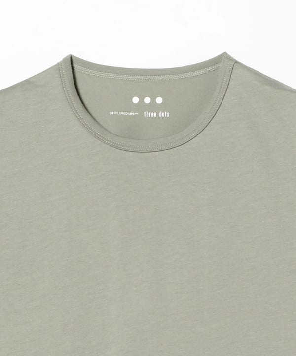 BEAMS F（ビームスF）three dots / NEW James クルーネック Tシャツ（T