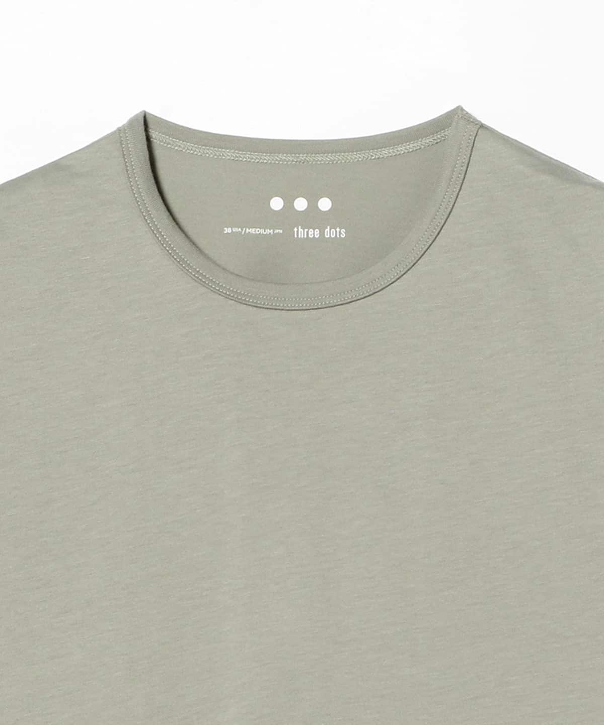 BEAMS F（ビームスF）three dots / NEW James クルーネック Tシャツ（T 