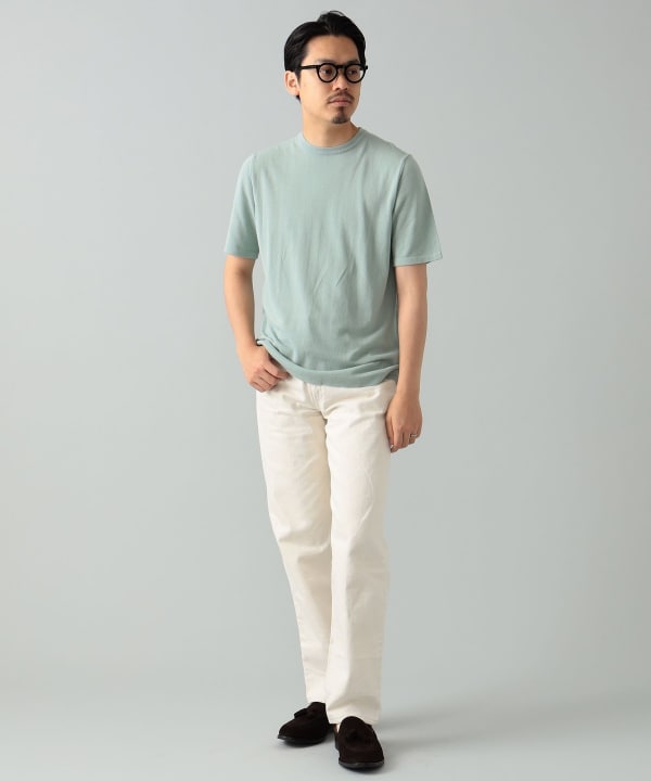 BEAMS F（ビームスF）【別注】MORGANO / クルーネック ニット（Tシャツ・カットソー Tシャツ）通販｜BEAMS