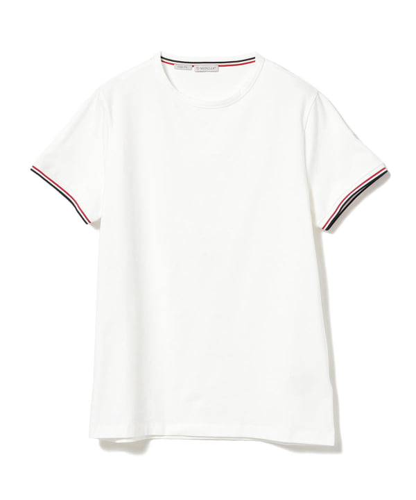BEAMS F（ビームスF）MONCLER / トリコロール クルーネック Tシャツ（Tシャツ・カットソー Tシャツ）通販｜BEAMS