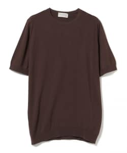 【別注】JOHN SMEDLEY / 30ゲージ コットン クルーネックニット