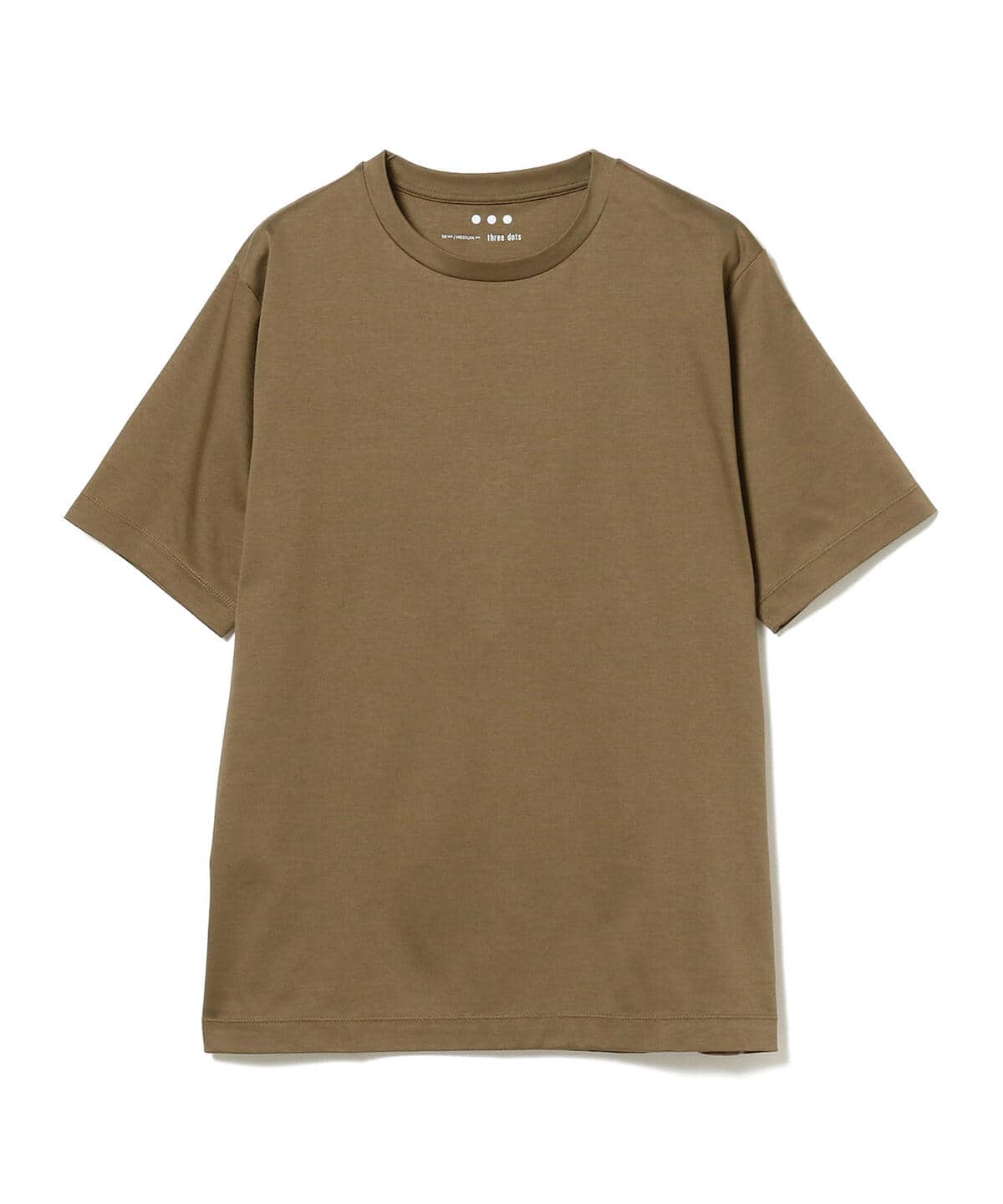 【アウトレット】three dots × BEAMS F / 別注 クルーネック Tシャツ