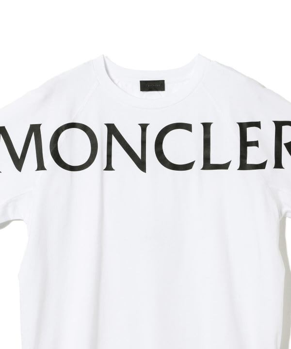 BEAMS F（ビームスF）MONCLER / ビッグロゴ クルーネック Tシャツ（T