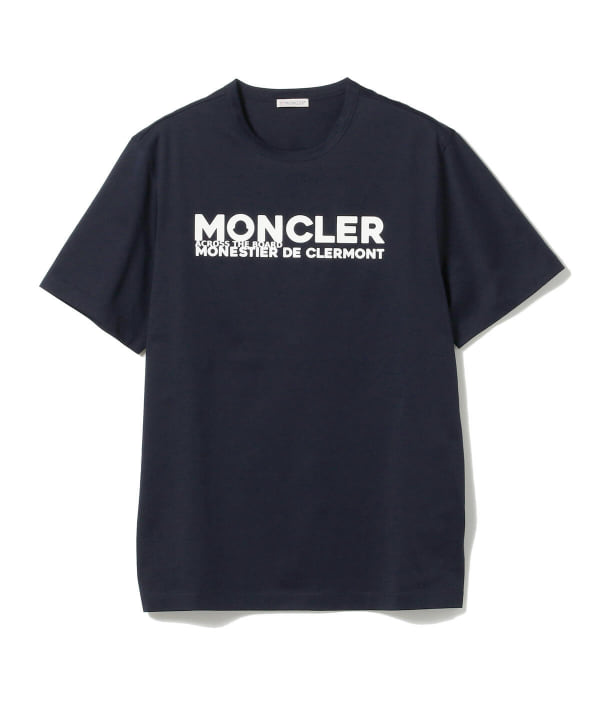 BEAMS F MONCLER / Logo crew neck T-shirt (T-shirt/cut and sew T