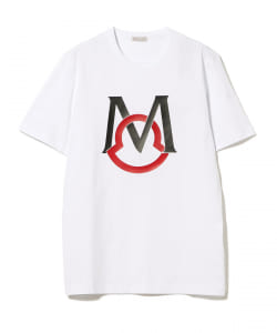 BEAMS F（ビームスF）MONCLER / ビッグモチーフ クルーネック Tシャツ ...