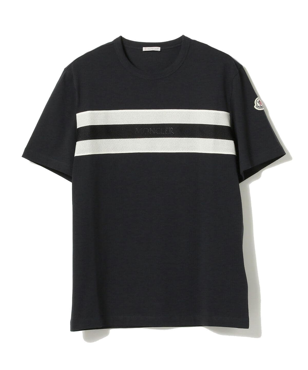 BEAMS F（ビームスF）MONCLER / ライン クルーネック Tシャツ（Tシャツ 