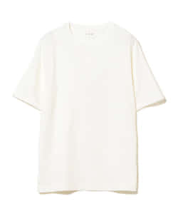 ▲three dots / コットンカシミヤ クルーネックTシャツ