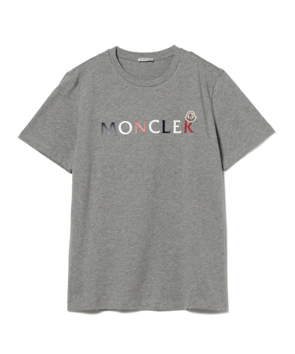 L15 MONCLER ホワイト ビックロゴ クルーネックTシャツ sizeXL