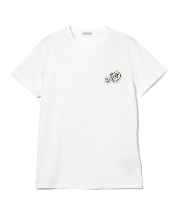 【新品 フランス直営購入】MONCLER ロゴ 胸 ポケット Tシャツ Mサイズ壱の型新品はこちら