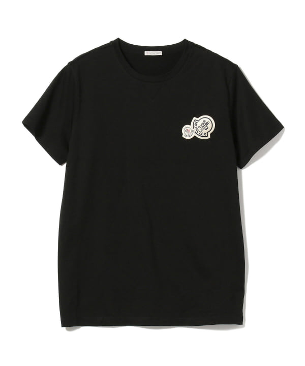 BEAMS F BEAMS / Combi logo crew neck T-shirt (MONCLER-shirt/cut ...