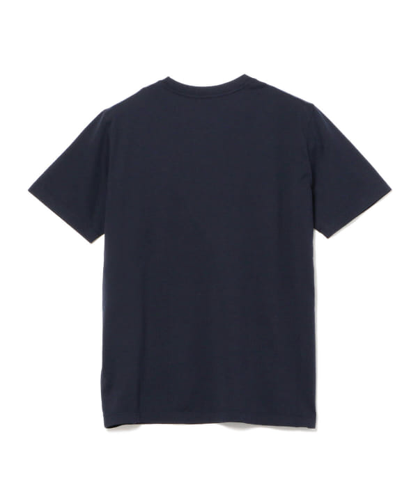 BEAMS F（ビームスF）MONCLER / フラップポケット ロゴ クルーネック T