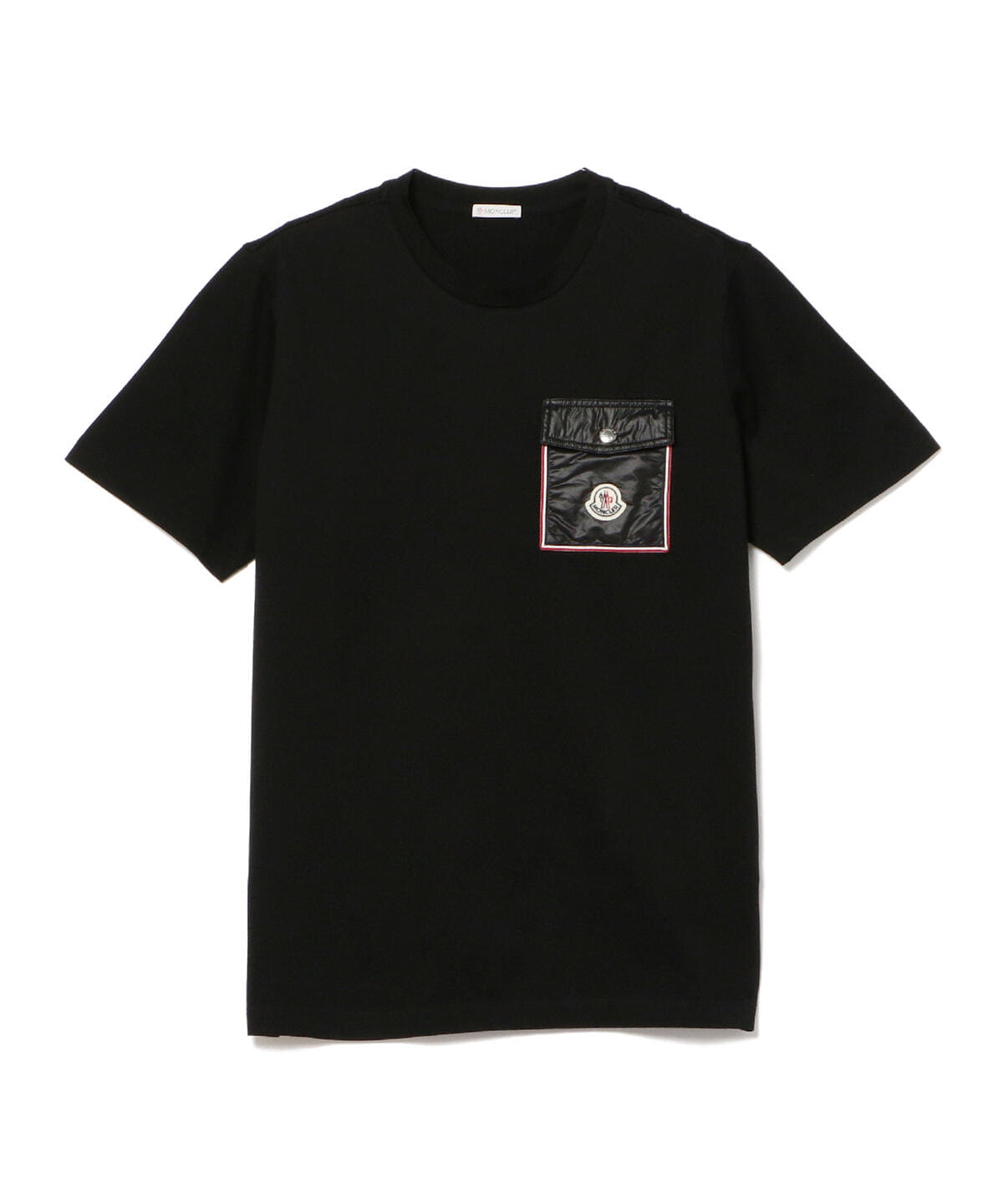 MONCLER / フラップポケット ロゴ クルーネック Tシャツ