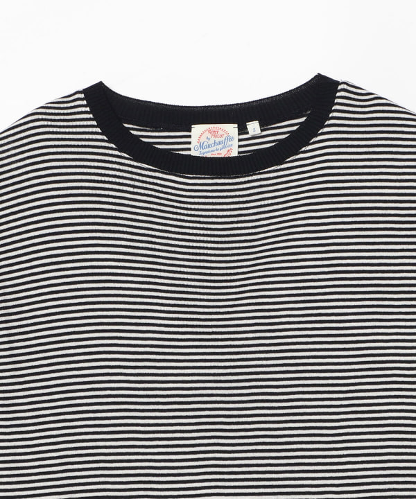 AIME TRICOT by MAUCHAUFFEE ボーダーニット 黒白 BEAMS F（ビームスF）【別注】AIME TRICOT by MAUCHAUFFEE