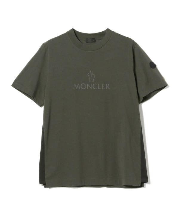 BEAMS F（ビームスF）MONCLER / マットブラック ロゴ クルー