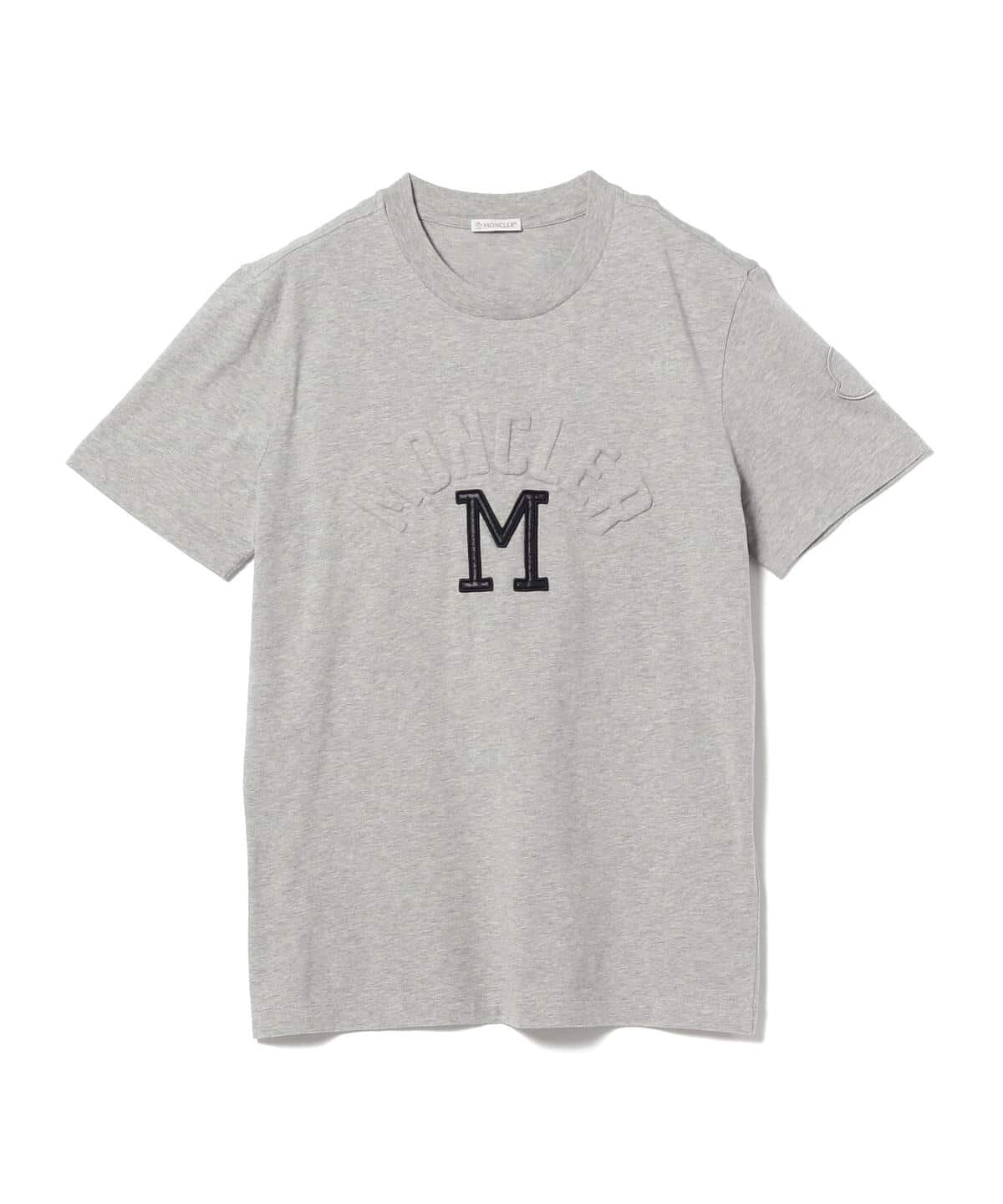 BEAMS F（ビームスF）MONCLER / ロゴ クルーネック Tシャツ（Tシャツ 