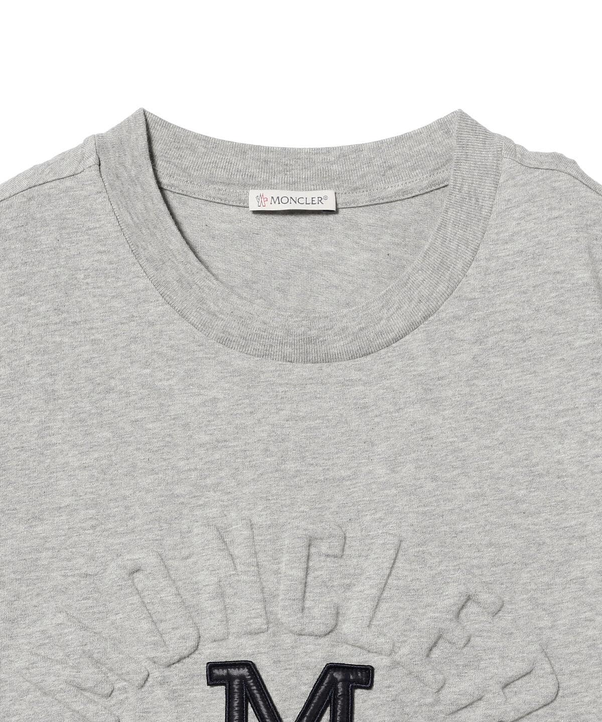 BEAMS F（ビームスF）MONCLER / ロゴ クルーネック Tシャツ（Tシャツ