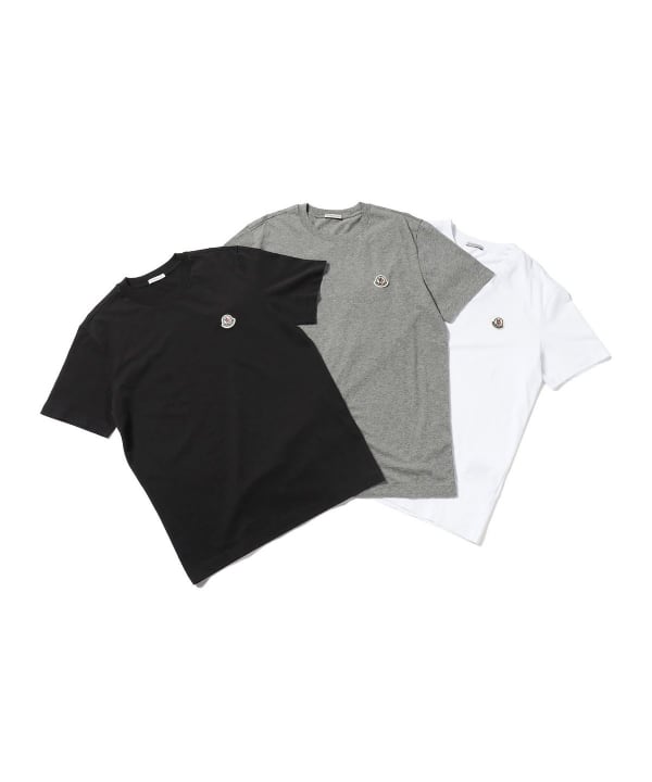 BEAMS F（ビームスF）MONCLER / 3Pパック クルーネック Tシャツ（T