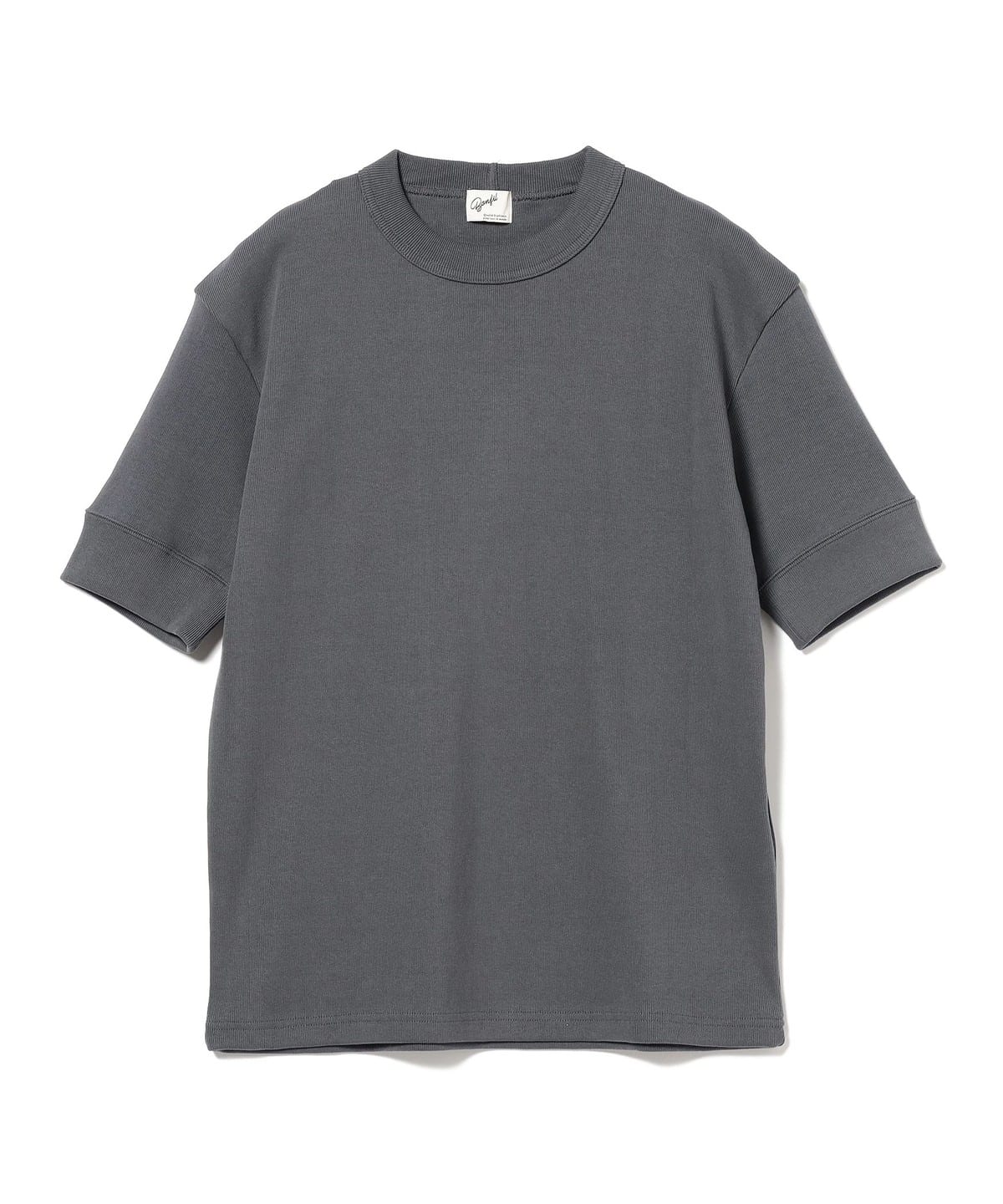 BEAMS F（ビームスF）Bonfil / クルーネック リブ Tシャツ（Tシャツ 