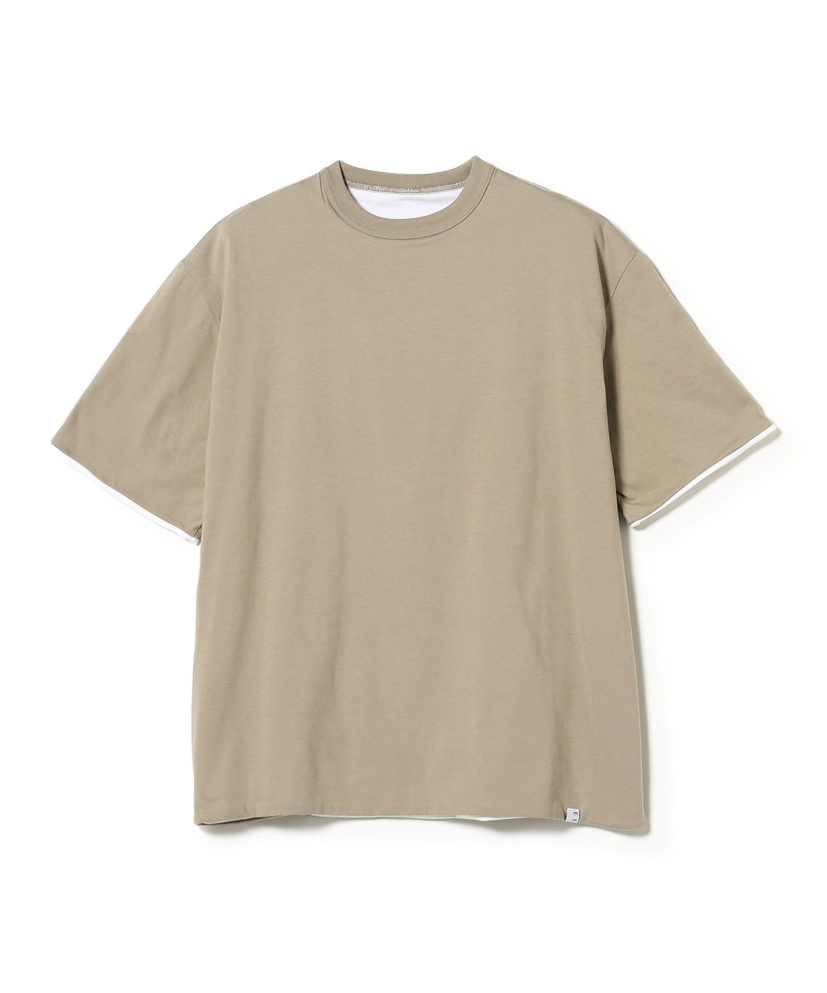 【5/8再値下げ】ELACIO / リバーシブル クルーネック Tシャツ Tシャツ・カットソー MEN BEIGE*BLANC 4 【5/8再値下げ】ELACIO / リバーシブル クルーネック Tシャツ Tシャツ・カットソー MEN BEIGE*BLANC 4