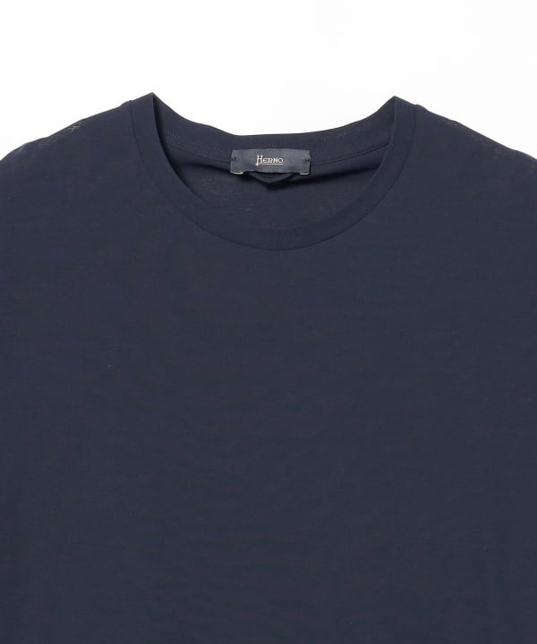 BEAMS F（ビームスF）HERNO / コットン クルー Tシャツ（Tシャツ