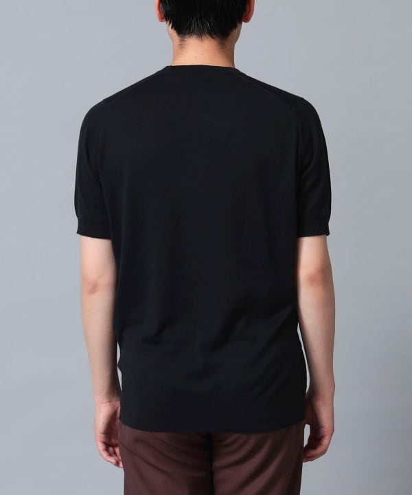 JOHN SMEDLEY ジョンスメドレー メンズ 半袖 クルーネックニット