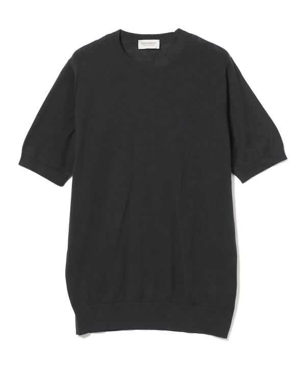 BEAMS F（ビームスF）JOHN SMEDLEY / KEMPTON コットン クルーネック 