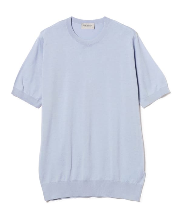 BEAMS F（ビームスF）JOHN SMEDLEY / KEMPTON コットン クルーネック 