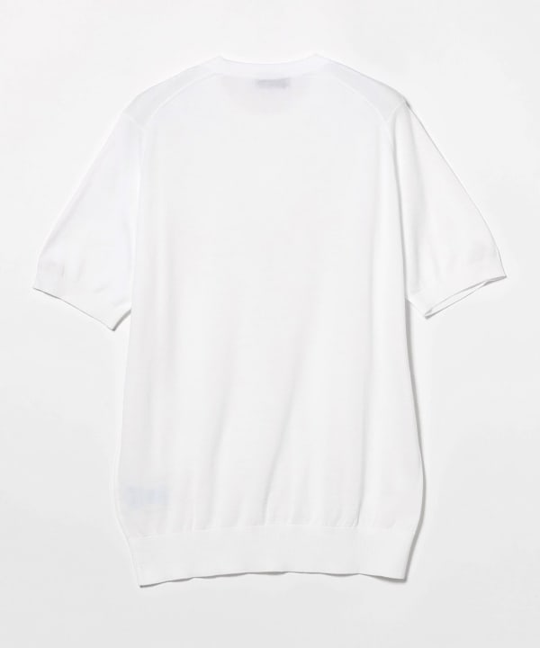 BEAMS F（ビームスF）JOHN SMEDLEY / KEMPTON コットン クルー