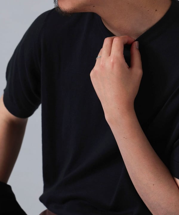 Tシャツ・カットソー JOHN SMEDLEY KEMPTON - Cotton crew-neck sweater JOHN SMEDLEY（ジョンスメドレー）の「JOHN SMEDLEY / KEMPTON