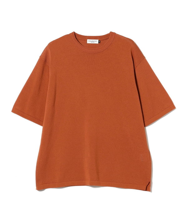 BEAMS F（ビームスF）【別注】Macalastair / ヘリンボーン リブ クルーネック ニット（Tシャツ・カットソー Tシャツ）通販｜ BEAMS