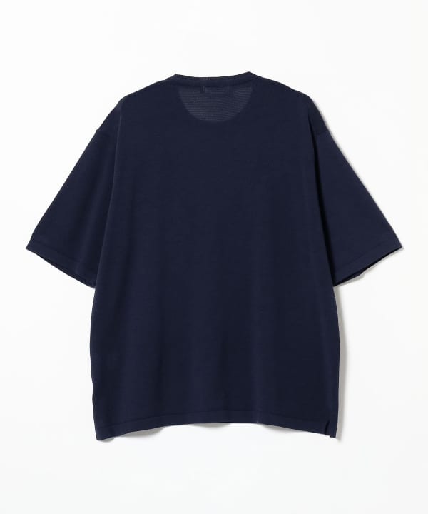 BEAMS F（ビームスF）【別注】Macalastair / ヘリンボーン リブ クルーネック ニット（Tシャツ・カットソー Tシャツ）通販｜ BEAMS