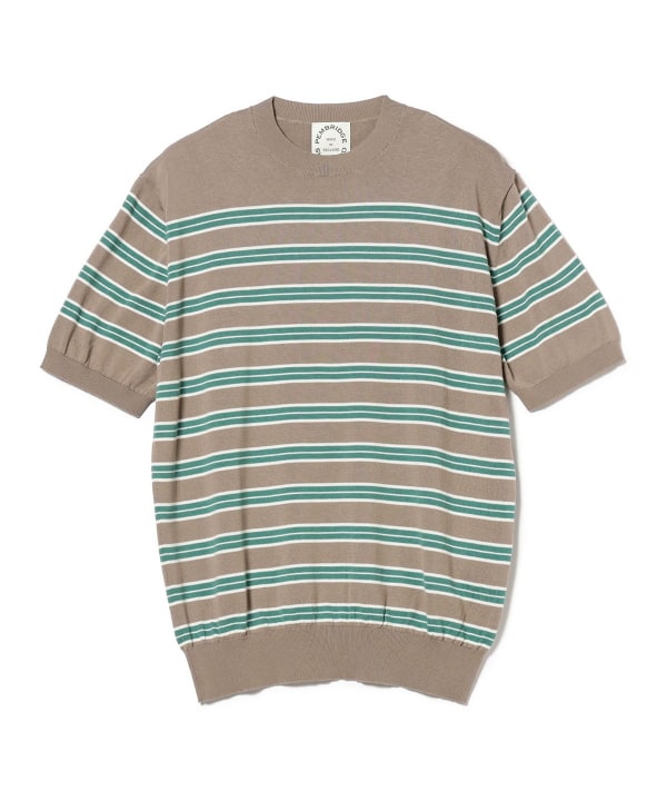 BEAMS F（ビームスF）PEMBRIDGE SHEPHERD / コットン ボーダー クルーネックニット（Tシャツ・カットソー カットソー）通販｜ BEAMS