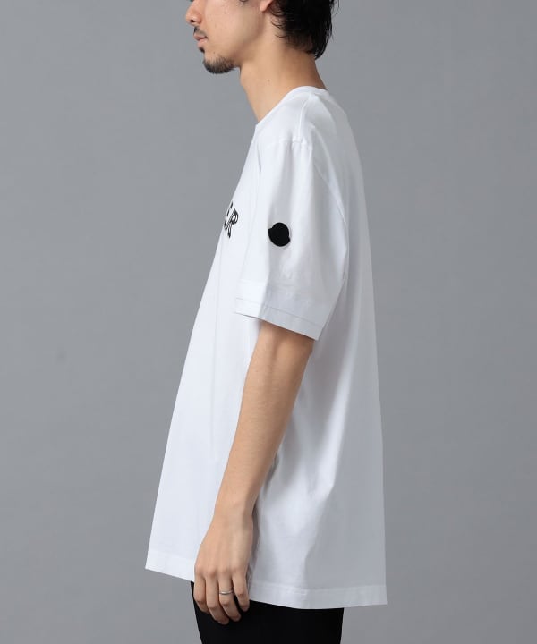 BEAMS F（ビームスF）MONCLER / サンド ロゴ クルーネック T