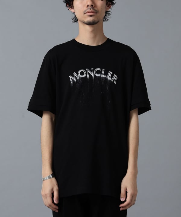 MONCLER Tシャツ ブラック Lサイズ - Tシャツ/カットソー(半袖/袖なし)