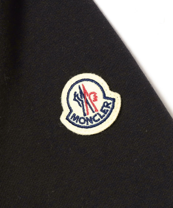 BEAMS F（ビームスF）MONCLER / ジャカード ロゴ クルーネック T