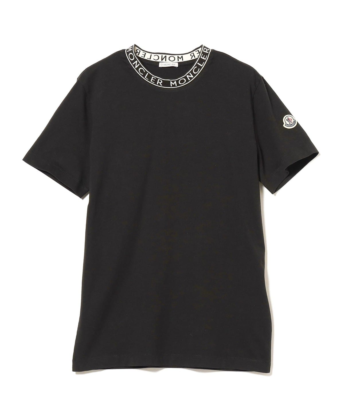 BEAMS F（ビームスF）MONCLER / ジャカード ロゴ クルーネック T