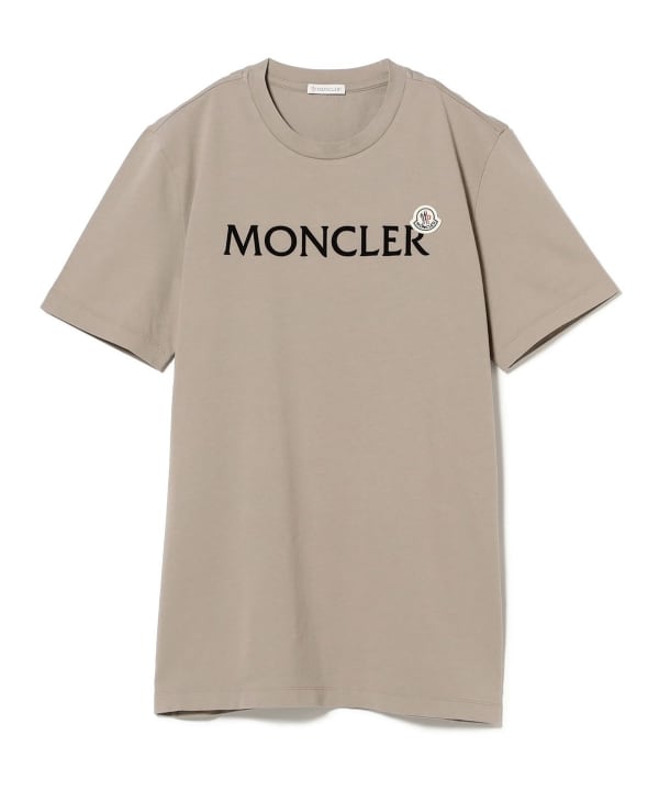 BEAMS F（ビームスF）MONCLER / ロゴ クルーネック Tシャツ（T