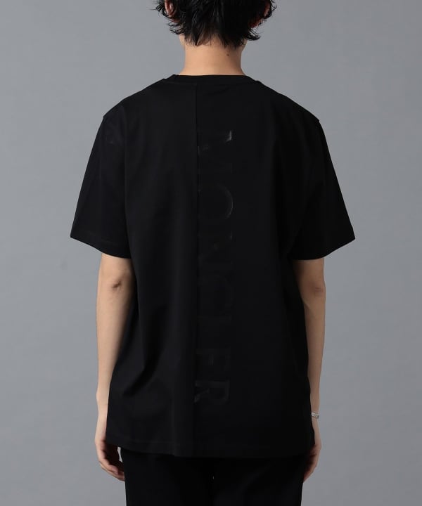 BEAMS F（ビームスF）MONCLER / バック ロゴ クルーネック T