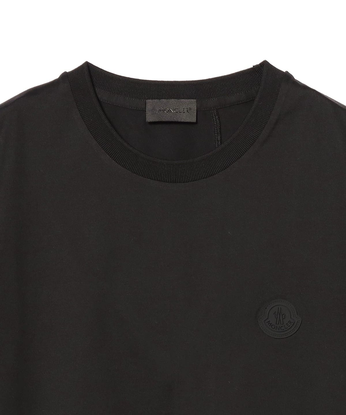 BEAMS F（ビームスF）MONCLER / バック ロゴ クルーネック Tシャツ（T