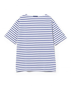 SAINT JAMES / OUESSANT ボートネック ボーダー ショートスリーブ Tシャツ