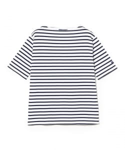 SAINT JAMES / OUESSANT ボートネック ボーダー ショートスリーブ Tシャツ