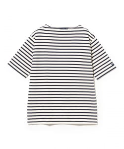 SAINT JAMES / OUESSANT ボートネック ボーダー ショートスリーブ Tシャツ