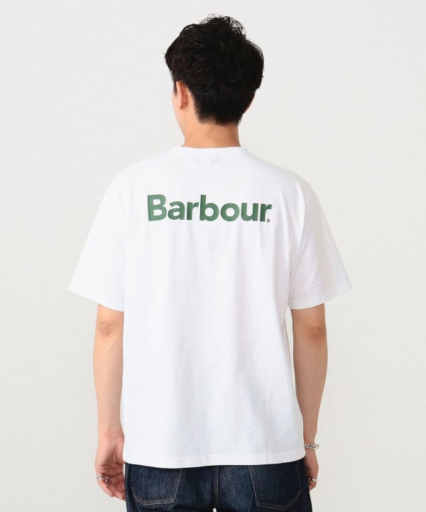 BEAMS F（ビームスF）Barbour / ロゴ Tシャツ（Tシャツ