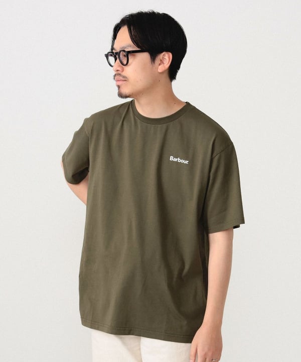 BEAMS F（ビームスF）Barbour / ロゴ Tシャツ（Tシャツ